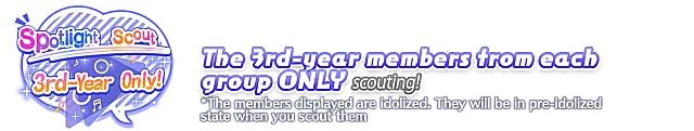 3rd-Years Only! Spotlight Scout